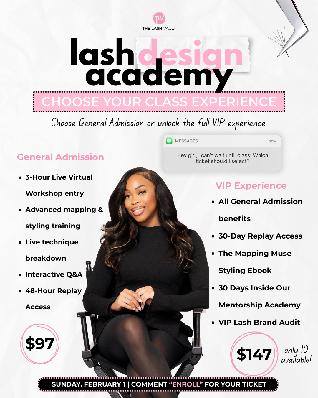 Lash Design Academy: Mapping and Styling Live Webinar