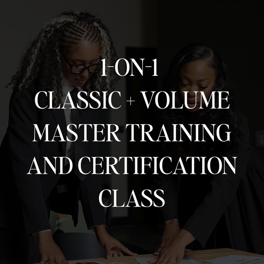 1-on-1 Classic + Volume Master Training and Certification Class